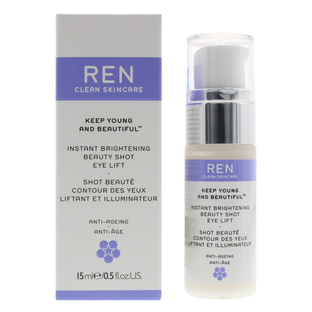 Ren Clean Skincare Keep Young and Beautiful Instant Brightening Beauty Shot Eye Lift Serum